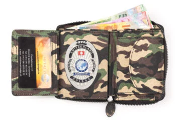Leather wallet "Economy" IFPA Foreigner Police Switzerland