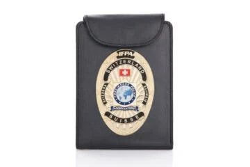 Leather wallet "Outstanding" IFPA Foreigner Police Switzerland