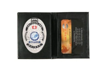Leather wallet "Practical" IFPA Foreigner Police Switzerland