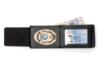 Leather wallet "Professional" IFPA Foreigner Police Switzerland