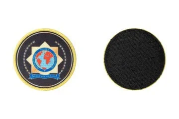 IPA patches black with Velcro
