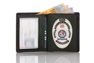 Leather wallet "Official" IPA Austria