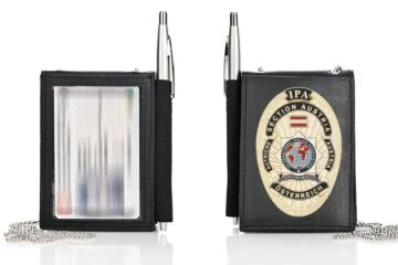 Leather wallet "Secure" IPA Austria