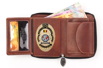 Leather wallet "Camouflage" IPA Belgium