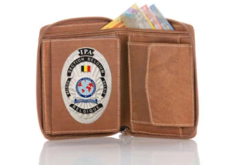 Leather wallet "Supreme" IPA Belgium