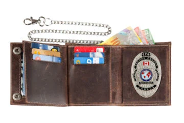 Leather wallet "Biker" IPA Canada