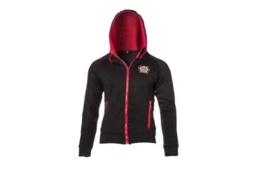 IPA Hooded-Pullover / Hoodie black / red