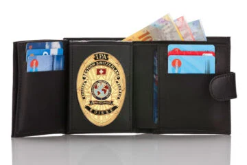 Leather wallet "Qualified - two in one" IPA Switzerland