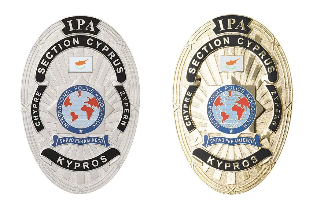 Our references IPA CHIPRE L Metal Badge