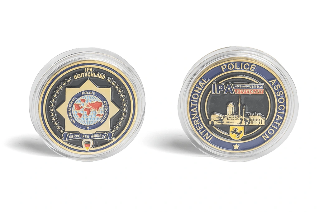 Our references IPA coin Stuttgart Metal Badge