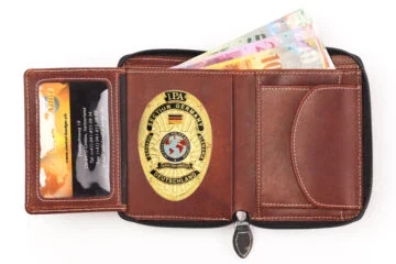 Leather wallet "Camouflage" IPA Germany