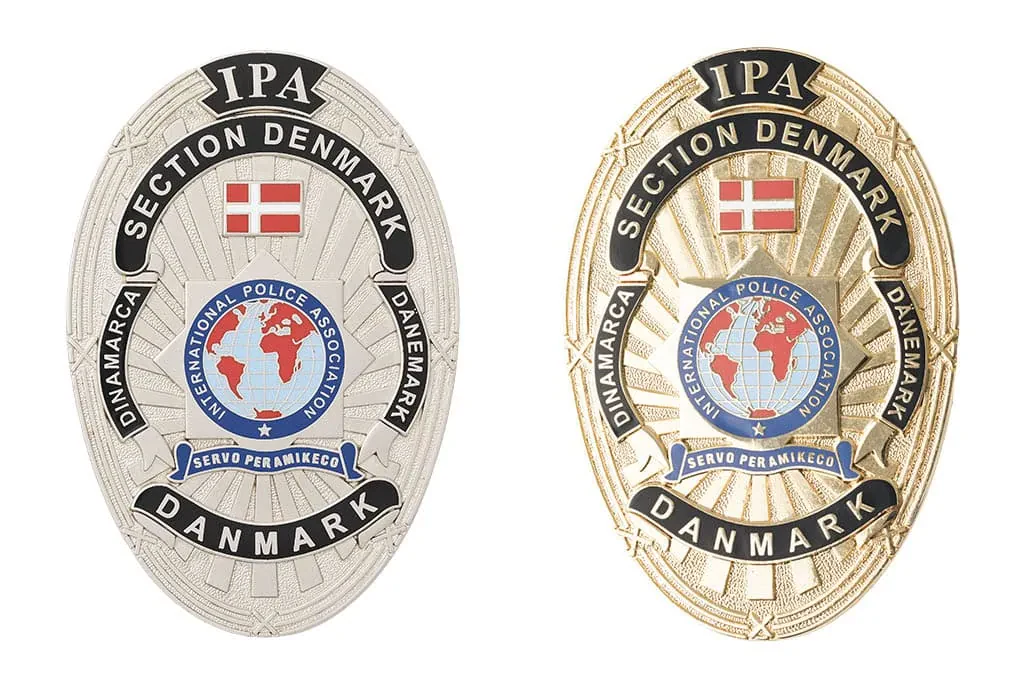 Our references IPA Dinamarca L Metal Badge