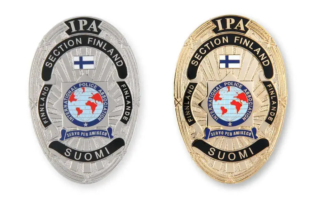 Our references ipa fi Metal Badge