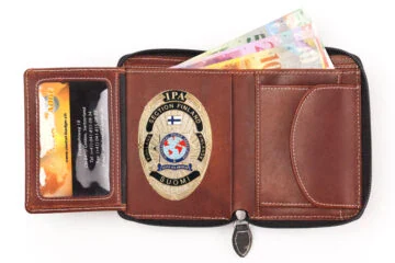 Leather wallet "Camouflage" IPA Finland