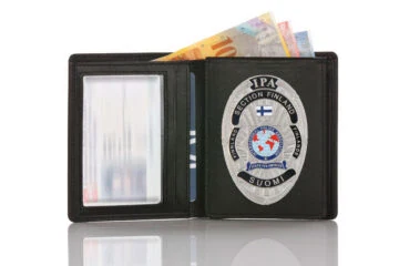 Leather wallet "Official" IPA Finland