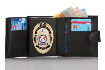 Leather wallet "Qualified - two in one" IPA Finland