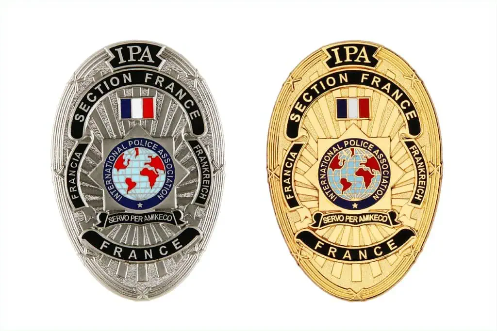 Our references ipa fr Metal Badge