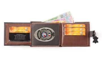 Leather wallet "Diplomat" IPA France