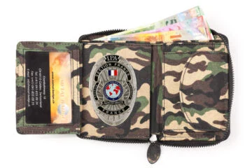 Leather wallet "Economy" IPA France