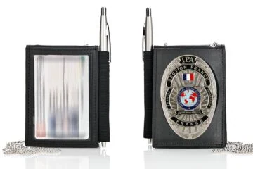 Leather wallet "Secure" IPA France