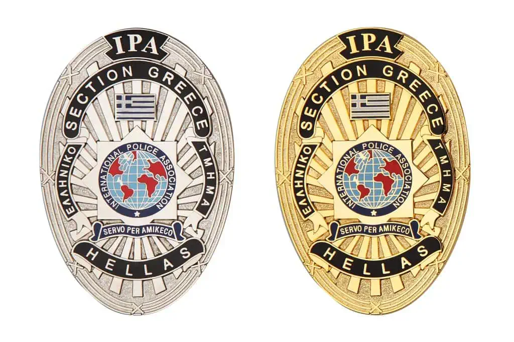 Our references ipa gr Metal Badge