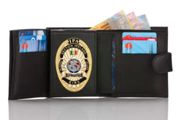 Leather wallet "Qualified - two in one" IPA Ireland
