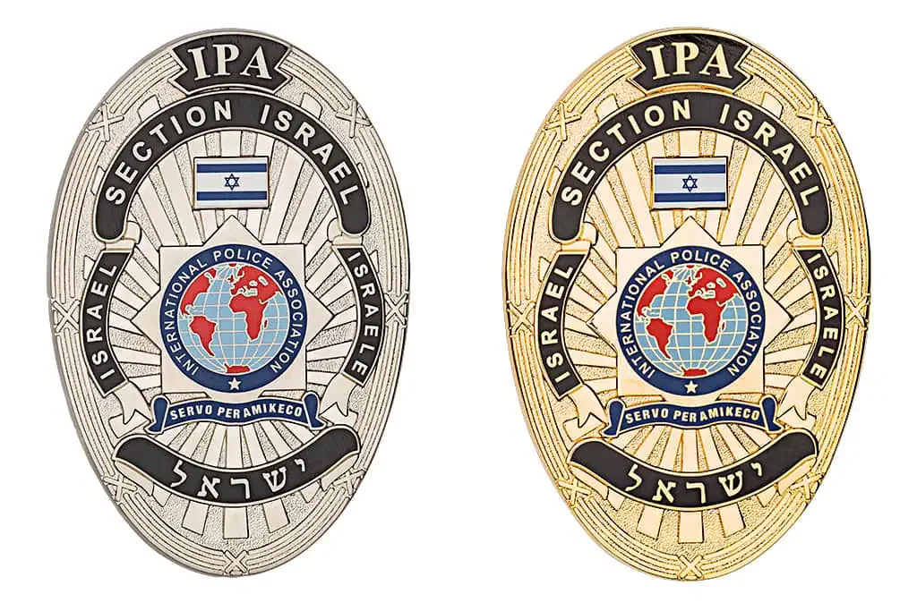 Our references ipa israel Metal Badge