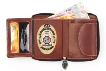 Leather wallet "Camouflage" IPA Israel