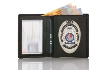 Leather wallet "Official" IPA Israel