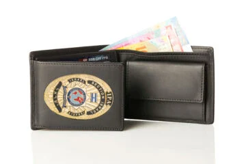 Leather wallet "Victory" IPA Israel