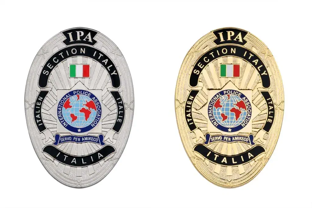 Our references ipa it Metal Badge