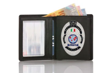 Leather wallet "Official" IPA Italy