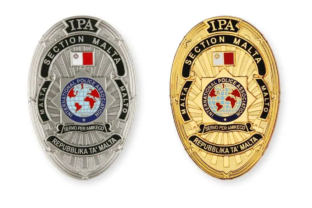 Our references ipa ma Metal Badge