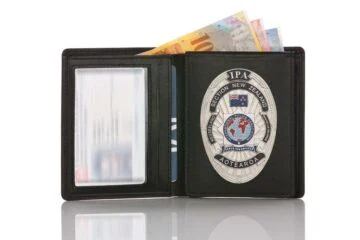 Leather wallet "Official" IPA New Zealand