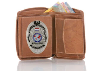 Leather wallet "Supreme" IPA Netherlands