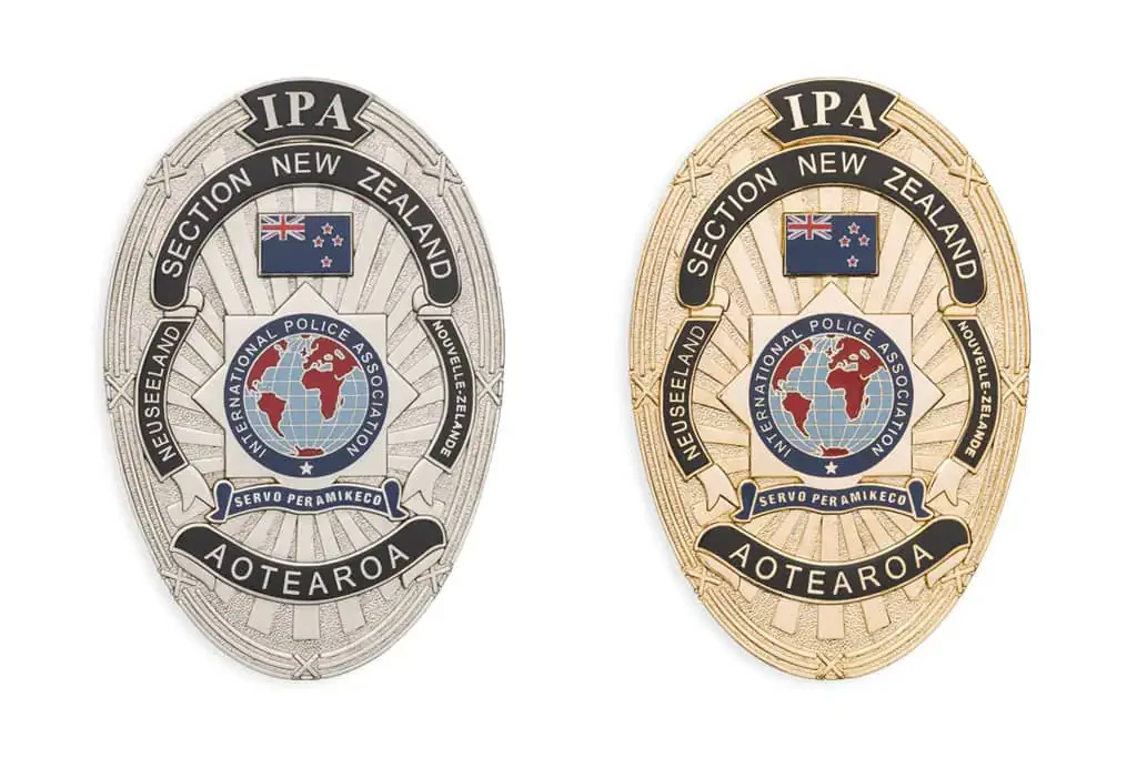 Our references ipa nz2 Metal Badge