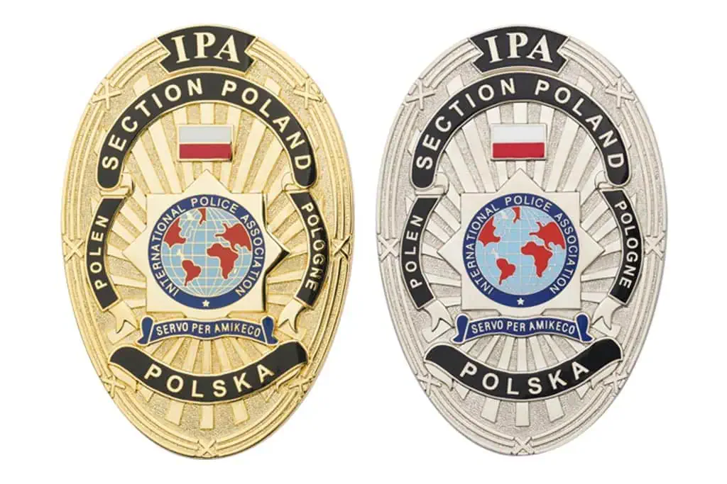 Our references ipa polen badge 1024 Metal Badge