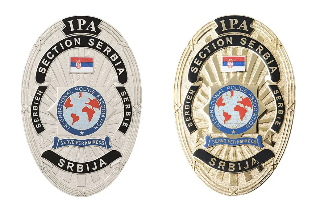 Our references IPA Serbia L Metal Badge