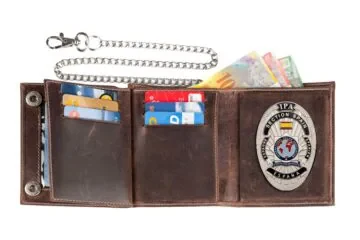 Leather wallet "Biker" IPA Spain