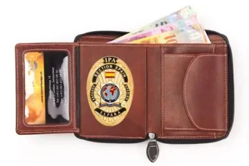 Leather wallet "Camouflage" IPA Spain