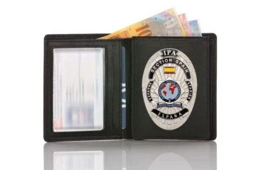 Leather wallet "Official" IPA Spain