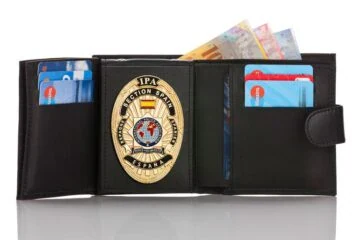 Leather wallet "Qualified - two in one" IPA Spain