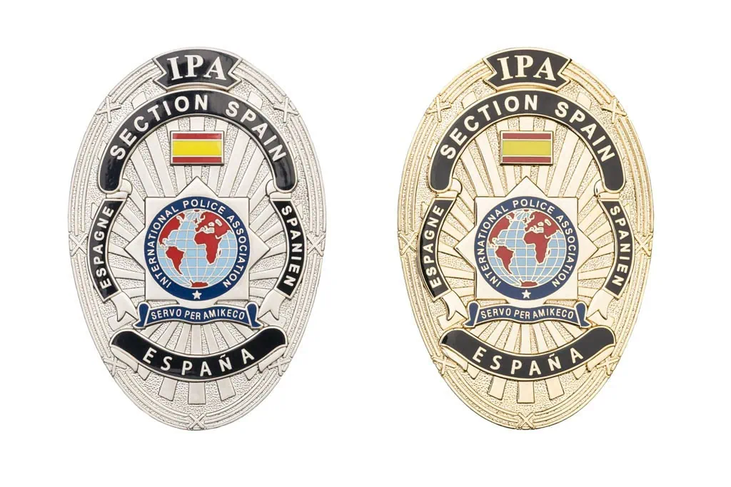 Our references ipa spanien Metal Badge