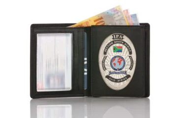 Leather wallet "Official" IPA South Africa