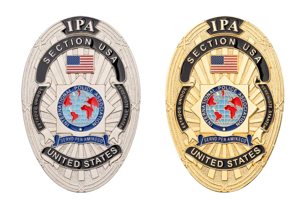Our references ipa usa badge Metal Badge