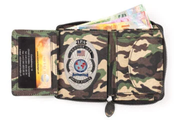 Leather wallet "Economy" IPA USA
