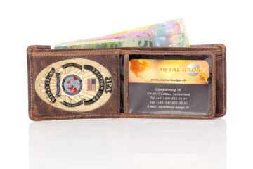 Leather wallet "Liberty" IPA USA