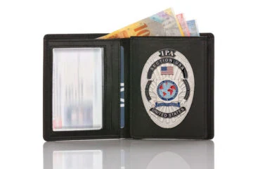 Leather wallet "Official" IPA USA