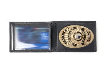Leather case "Authentic" canton police Zurich