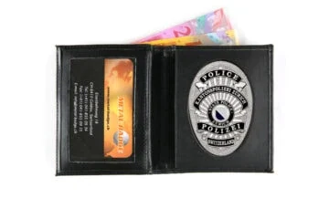 Leather wallet "Business" canton police Zurich